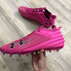 Under Armour Blur Smoke 2.0 MC Rebel Pink Football Cleats Men’s Size 14